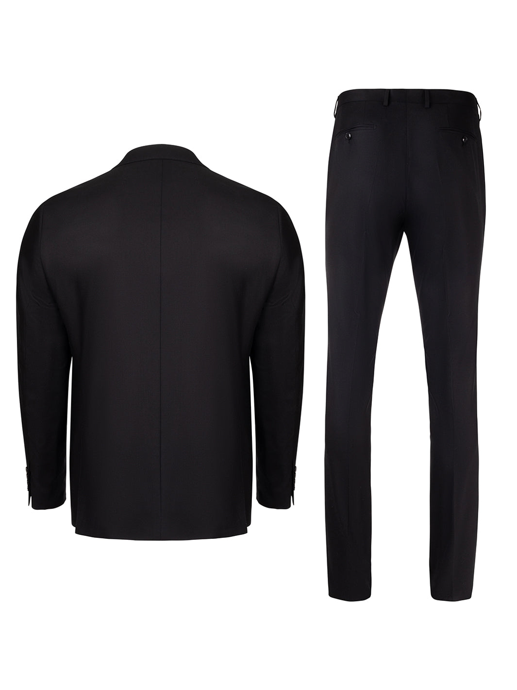 Men's Cardeliano Wool Suit - Black