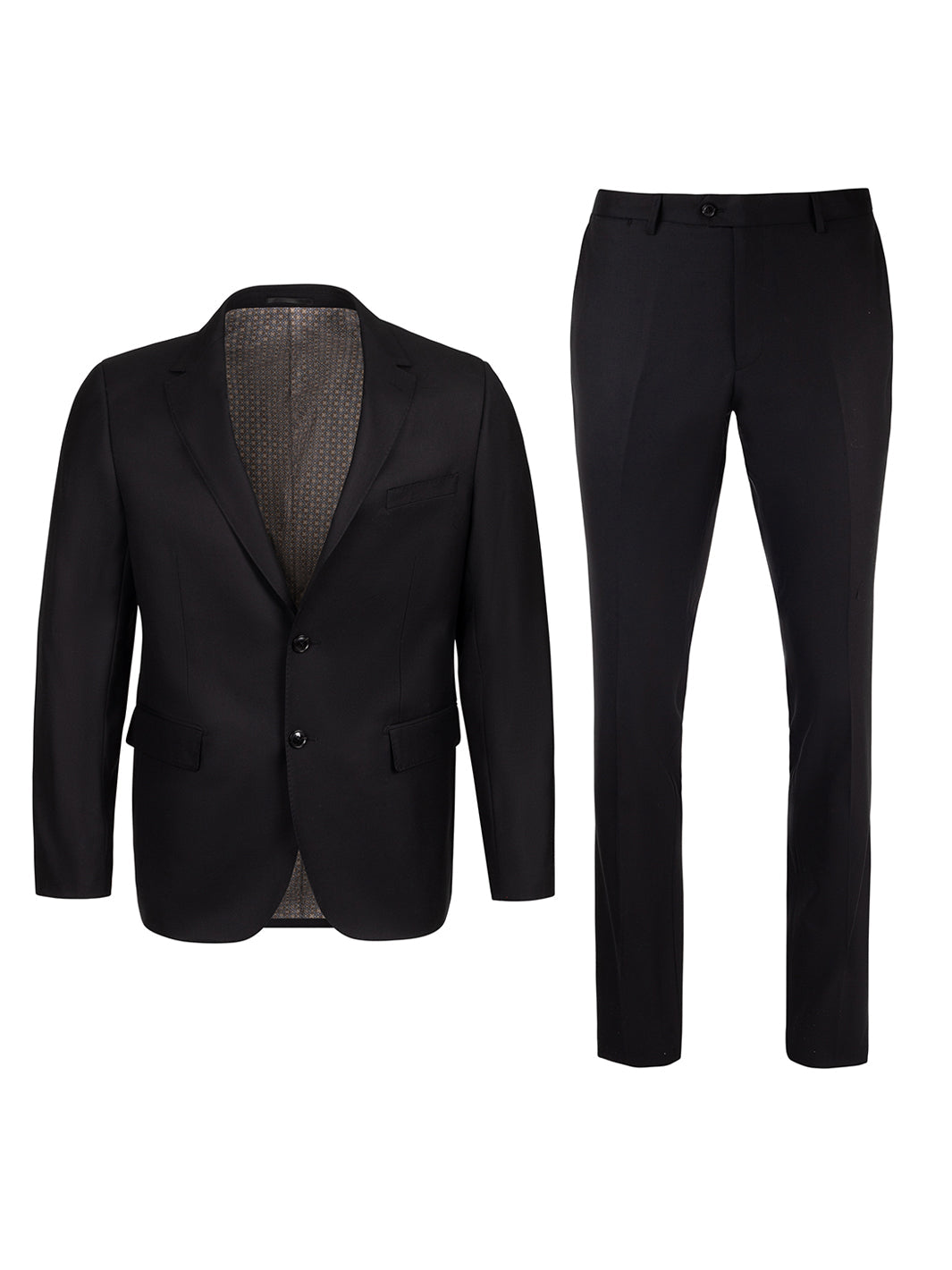 Men's Cardeliano Wool Suit - Black