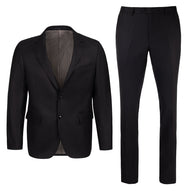 Men's Cardeliano Wool Suit - Black
