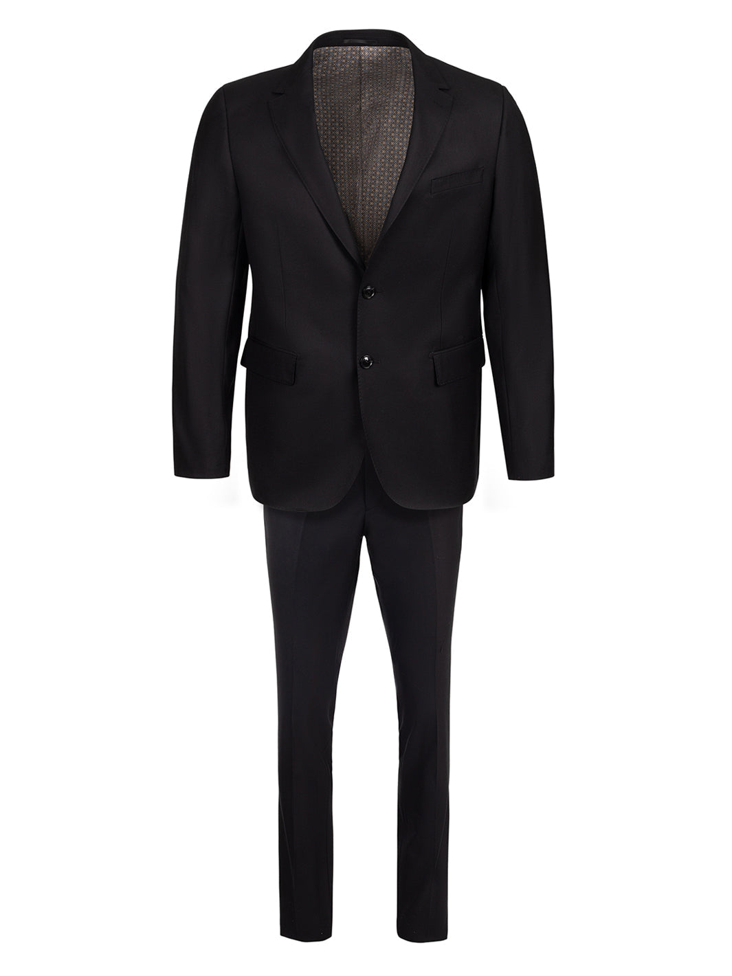 Men's Cardeliano Wool Suit - Black