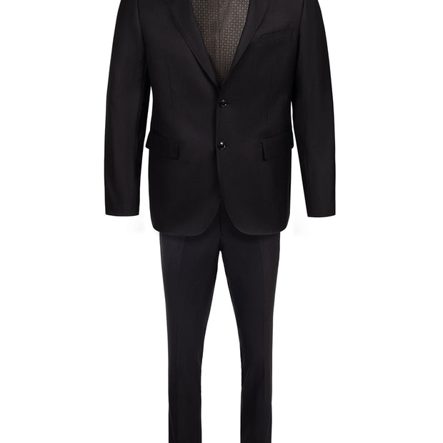 Men's Cardeliano Wool Suit - Black