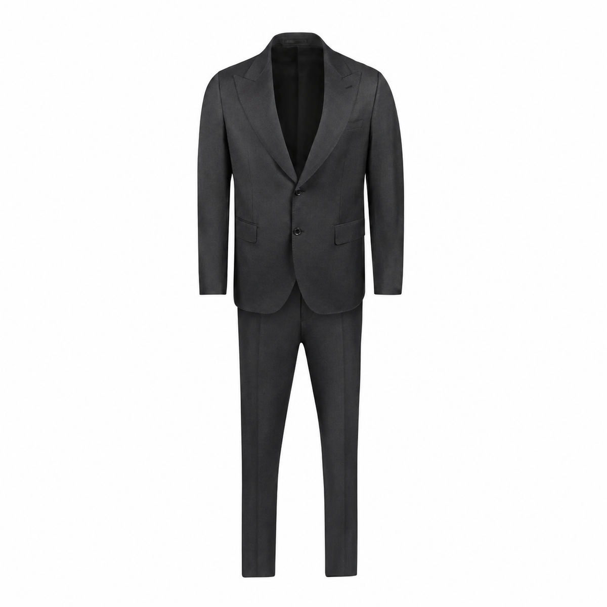 Men's Cardeliano Wool Suit - Charcoal