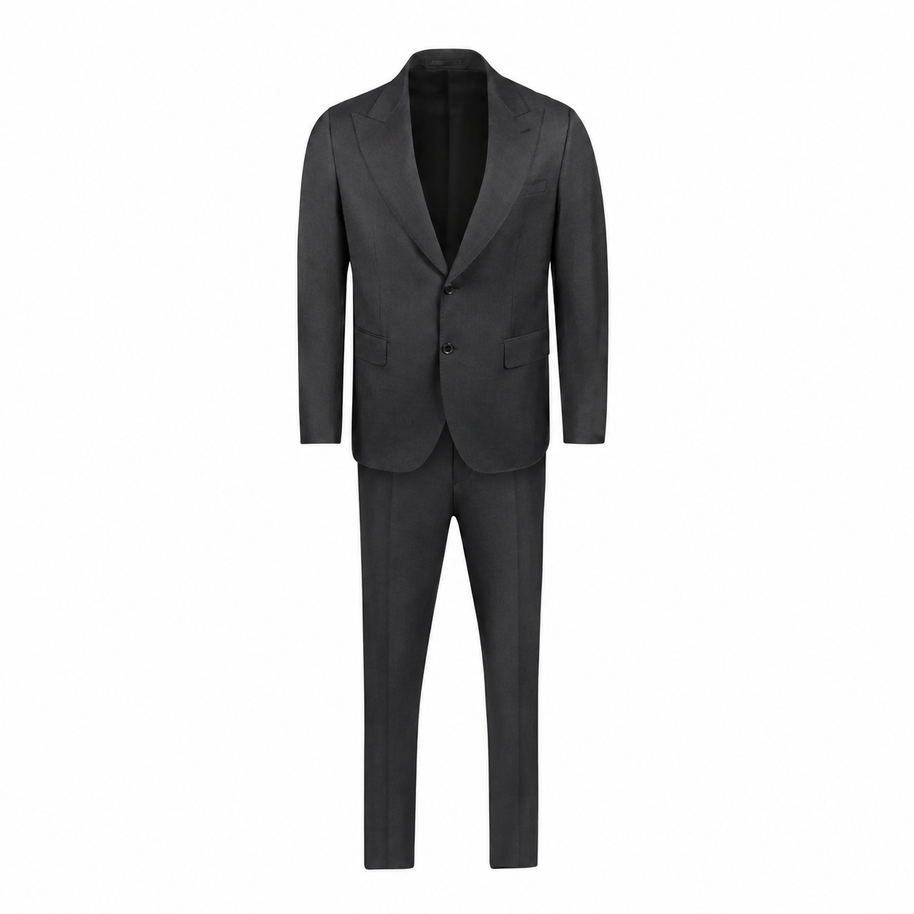 Men's Cardeliano Wool Suit - Charcoal
