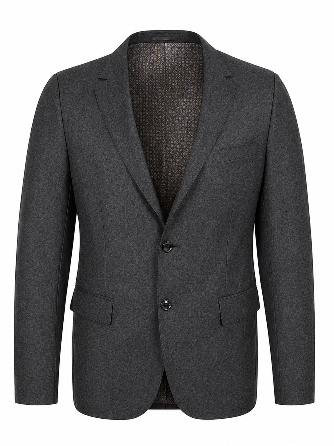 Men's Cardeliano Wool Suit - Charcoal