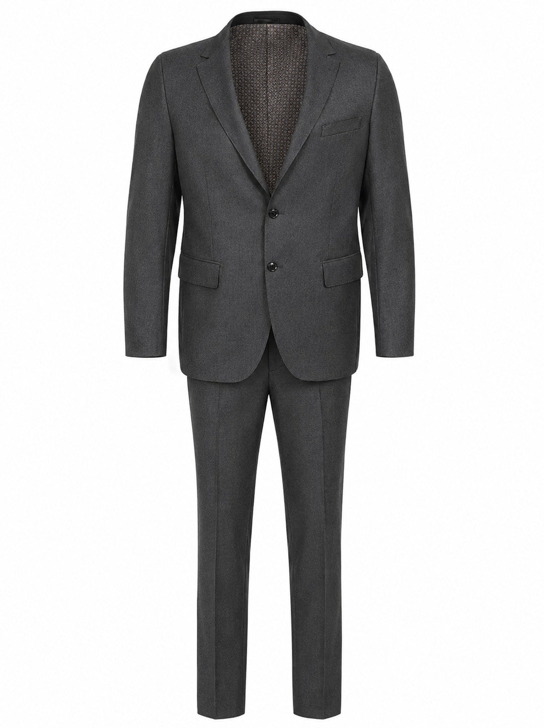 Men's Cardeliano Wool Suit - Charcoal