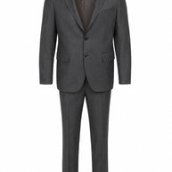 Men's Cardeliano Wool Suit - Charcoal