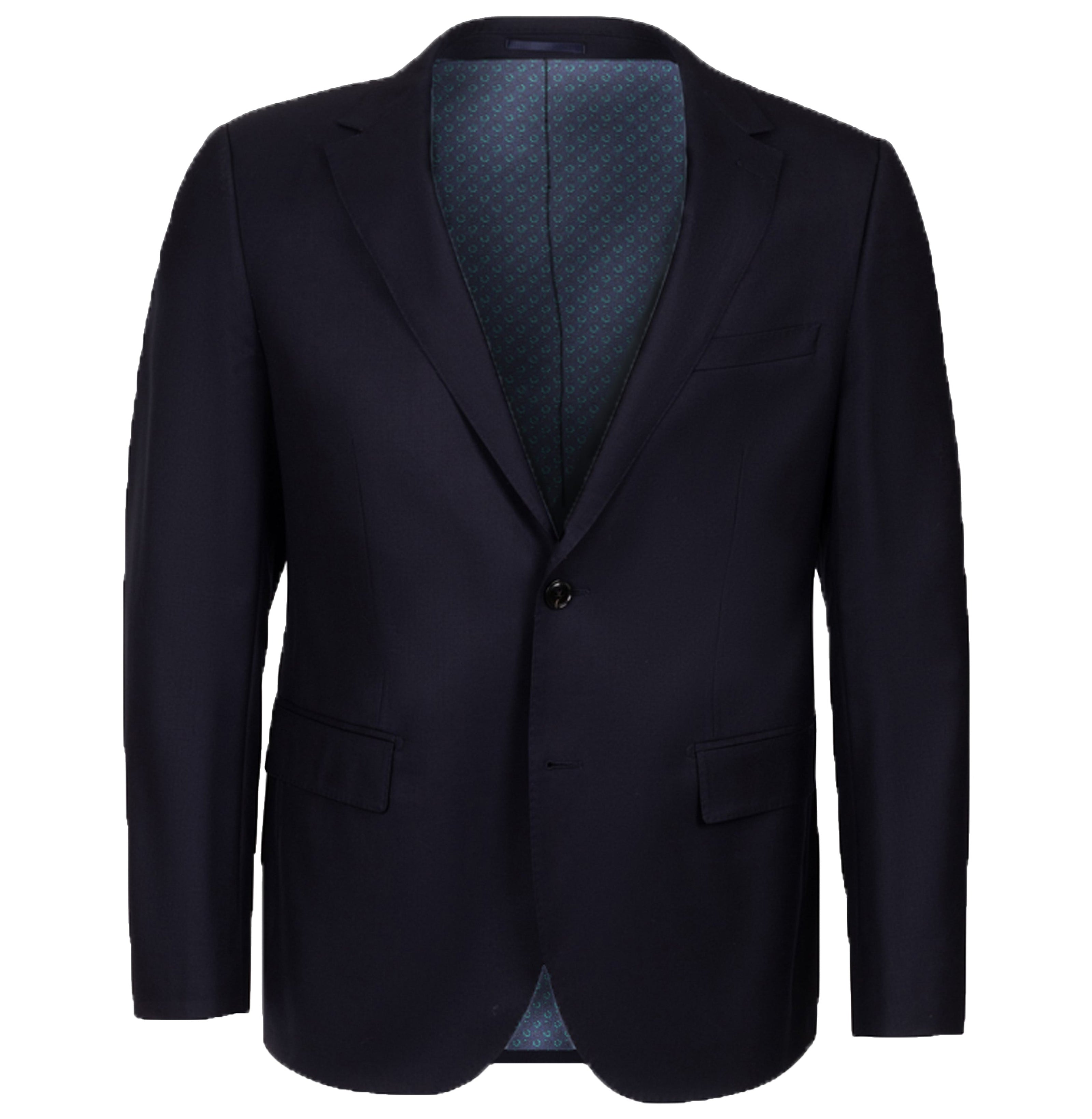 Men's Centrion Wool Suit Blazer Jacket - Navy