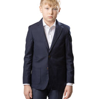 Boy's TR Patch Pocket Suit Blazer - True Navy