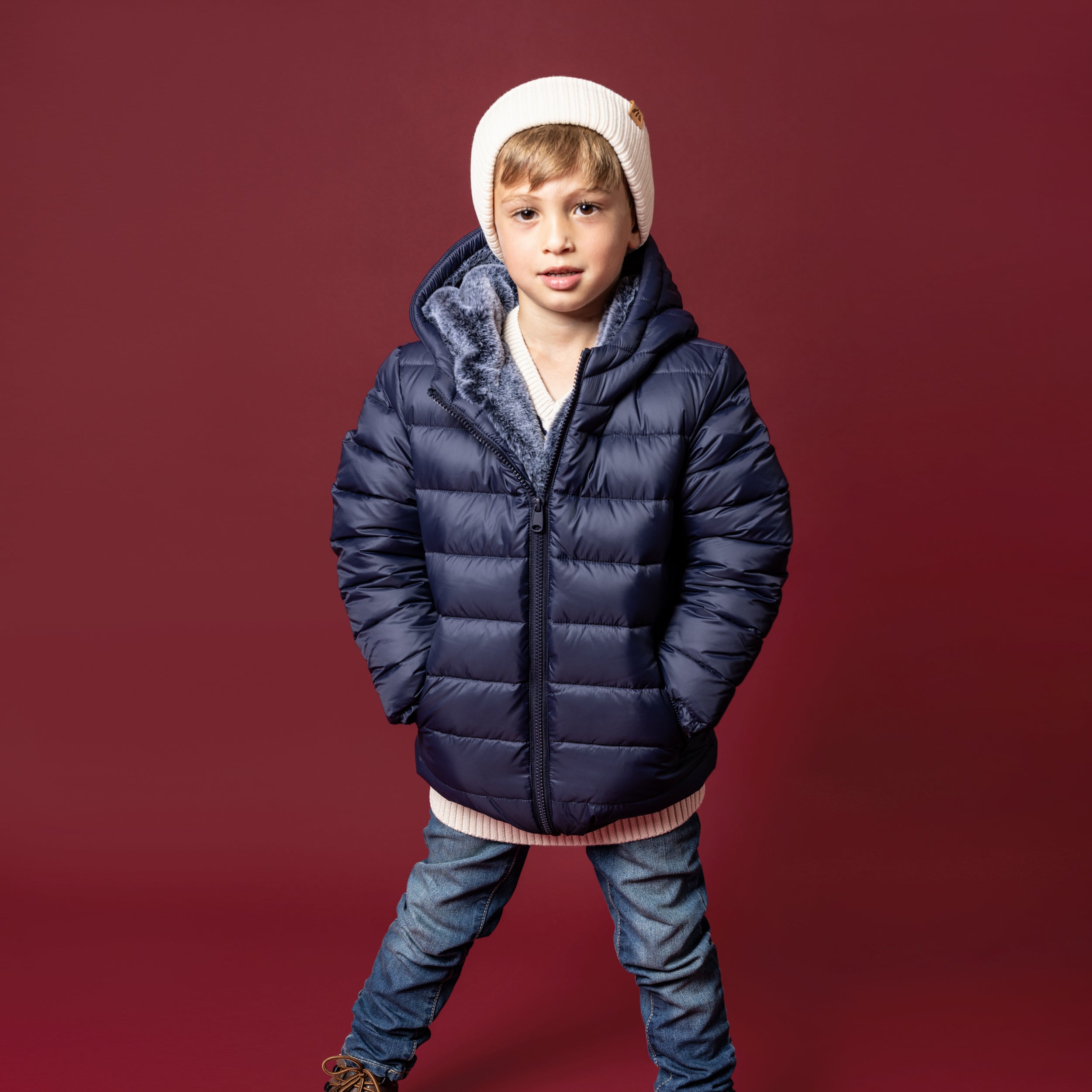 T.O. Collection Boy's Classic Puffer Coat