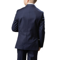 Boy's Centrion Wool Suit - Dark Blue