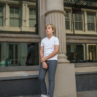 T.O. Boy's Performance Pants - Medium Grey
