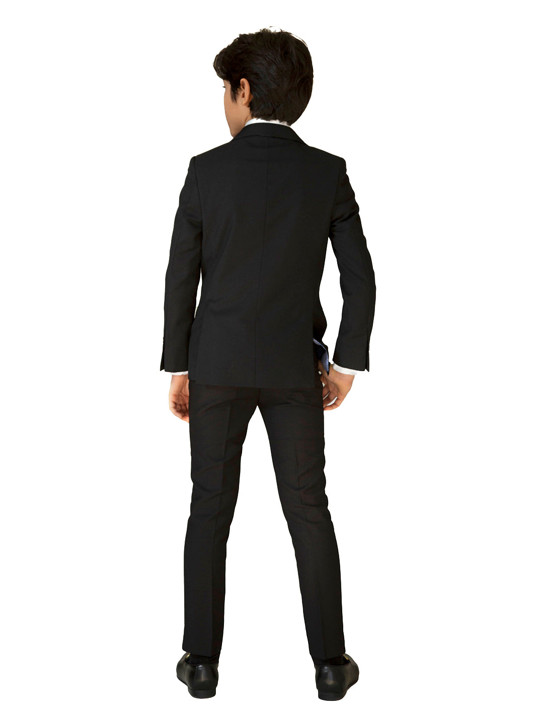 Boy's TR Suit - Black Pique