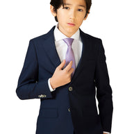 Boy's TR Suit - Navy Pique