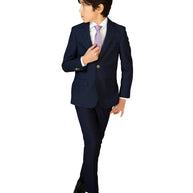 Boy's TR Suit - Navy Pique