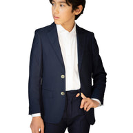 Boy's TR Suit - Navy Pique