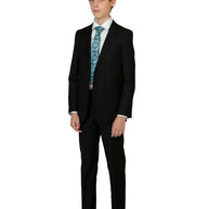 Boy's Cardeliano Wool Suit - Black