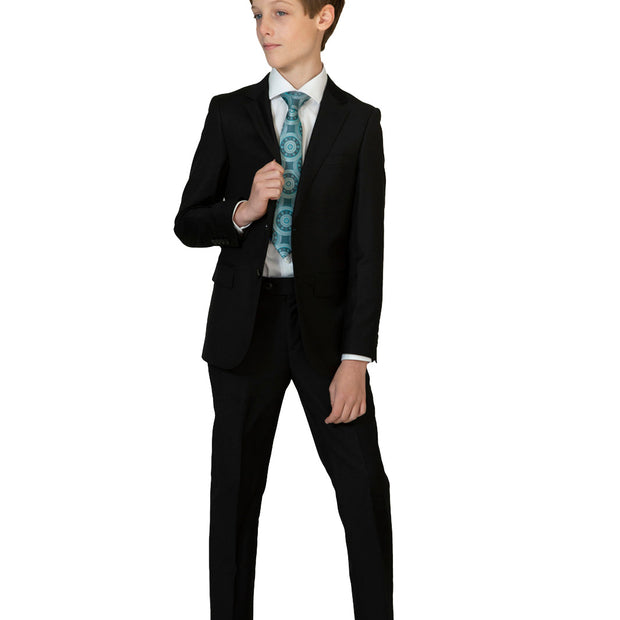 Boy's Cardeliano Wool Suit - Black