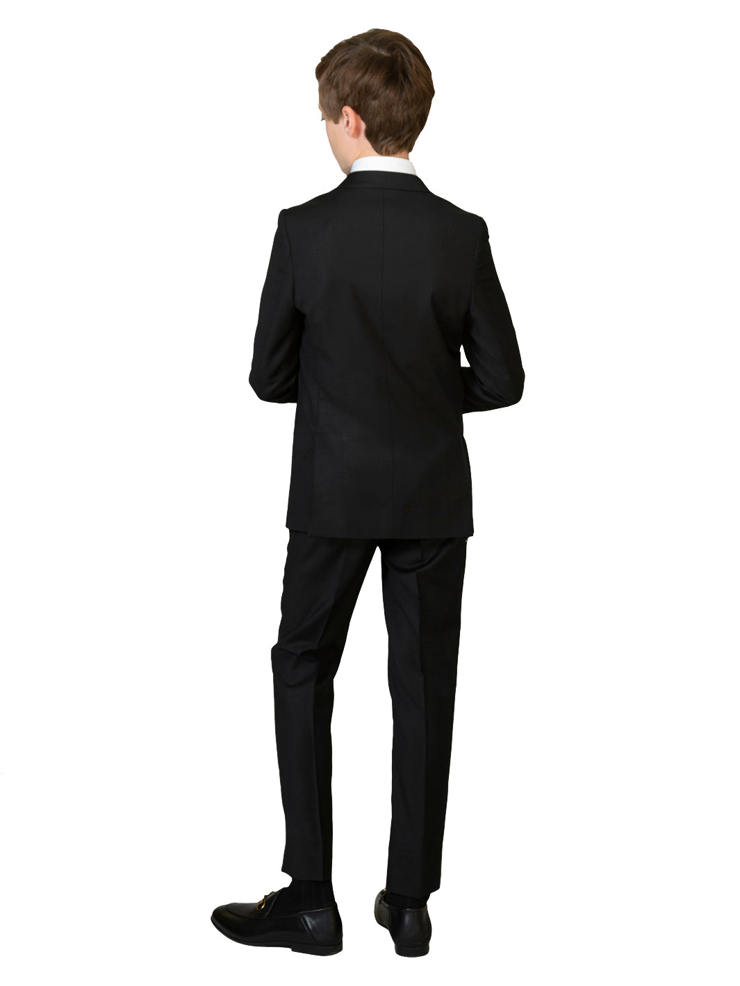 Boy's Cardeliano Wool Suit - Black