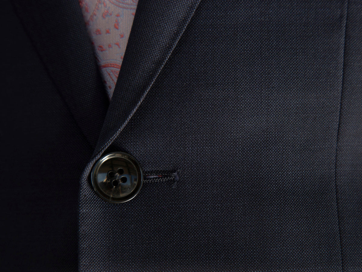 Boy's Cardeliano Wool Suit - True Navy