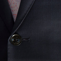 Boy's Cardeliano Wool Suit - True Navy
