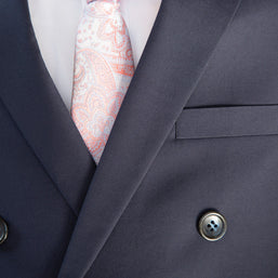 Boy's TR Double Breasted Suit -  True Navy