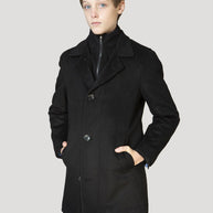 Boy's Orlando Wool Three Quarter Down Coat