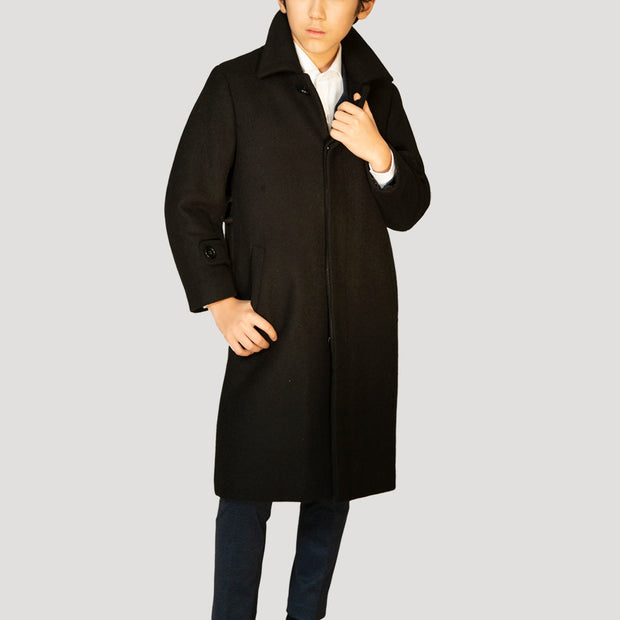 Boy's Charlotte Wool Long Coat