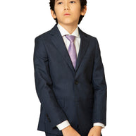 Boy's TR Suit Blazer - Heather Blue