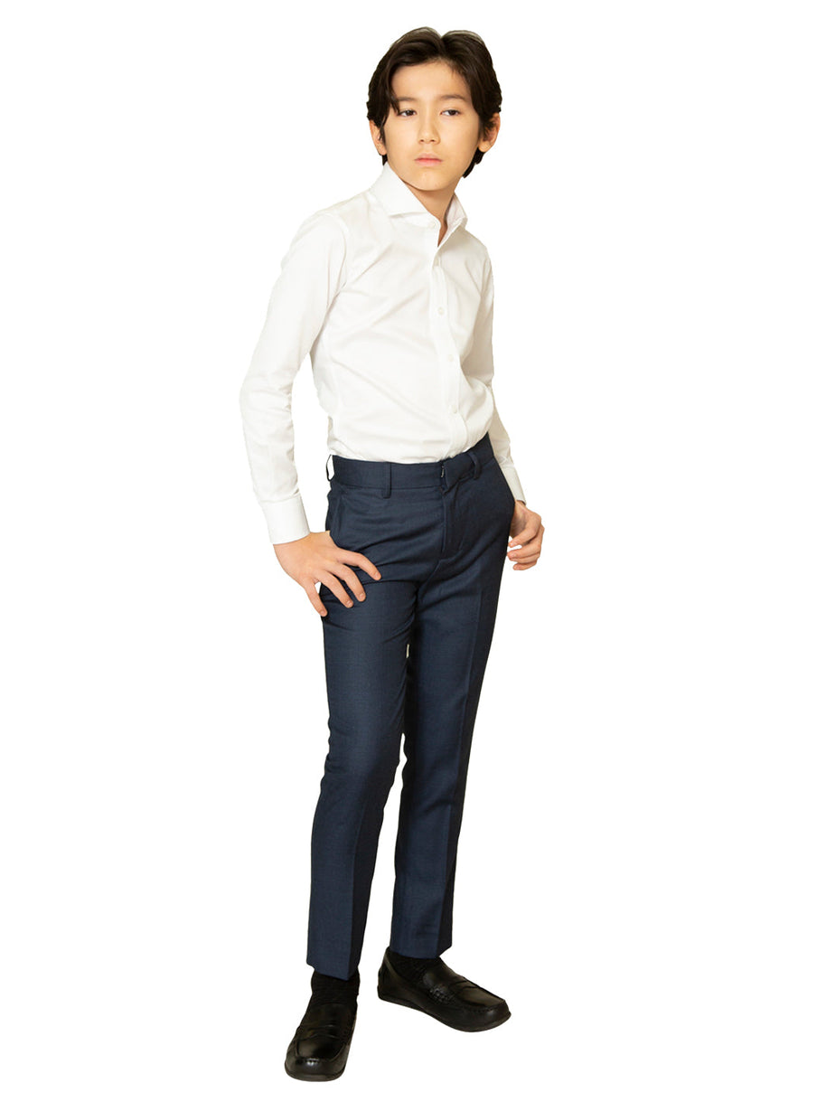 T.O. Boy's TR Pants - Heather Blue