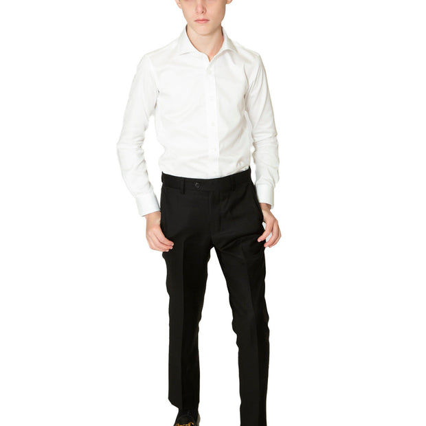 Cardeliano Boy's Wool Pants - Black