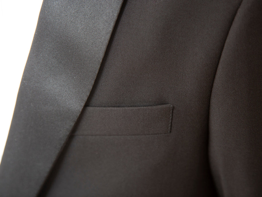 Boy's Shawl Lapel Tuxedo - Black