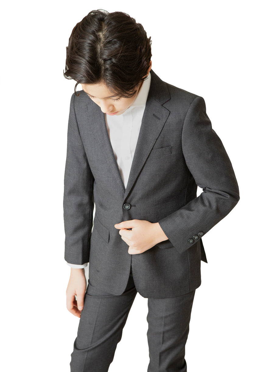 Boy's TR Suit - Charcoal
