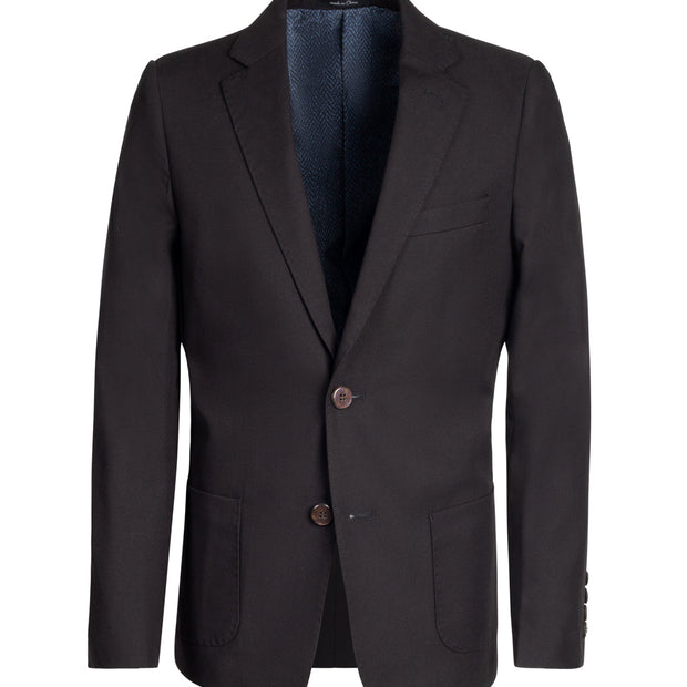 Boy's TR Patch Pocket Suit Blazer - Black