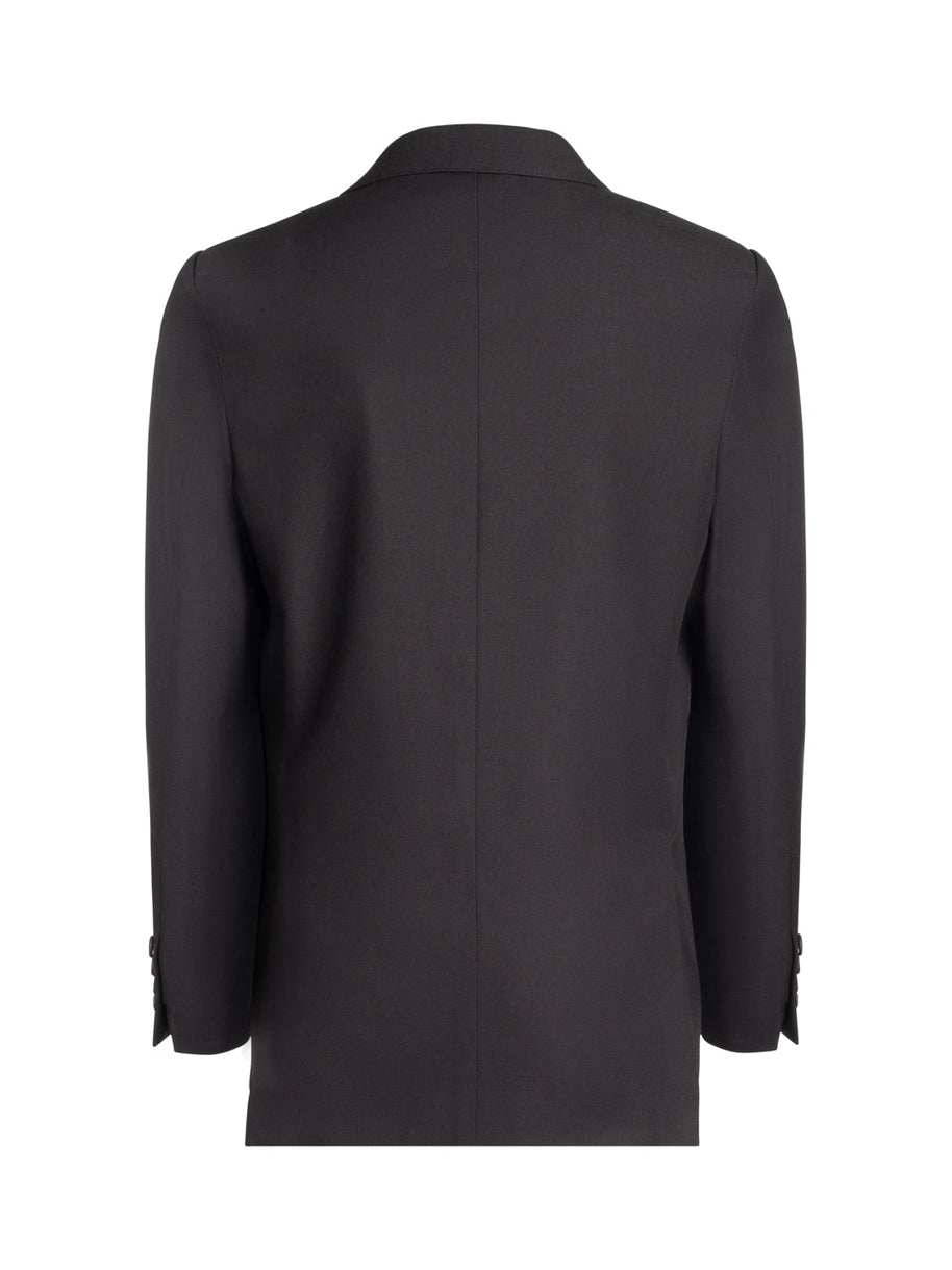 Boy's TR Patch Pocket Suit Blazer - Black