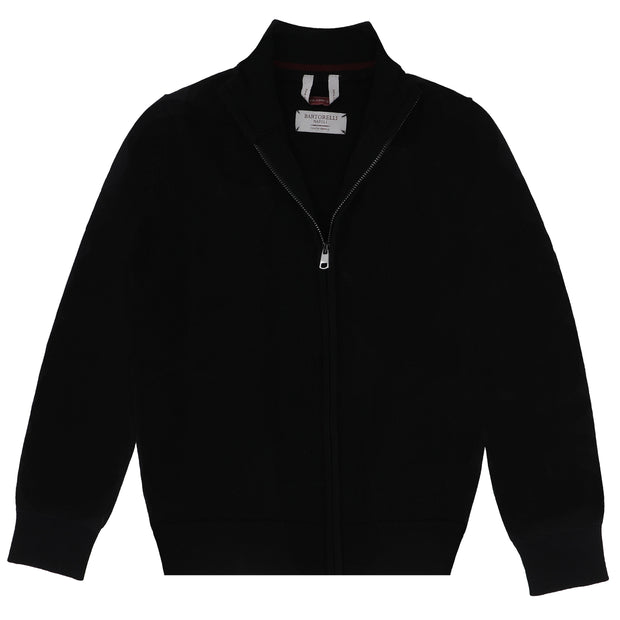 Bartorelli Napoli Merino Wool Boy's Full Zip Sweater