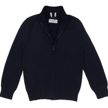 Bartorelli Napoli Merino Wool Boy's Full Zip Sweater