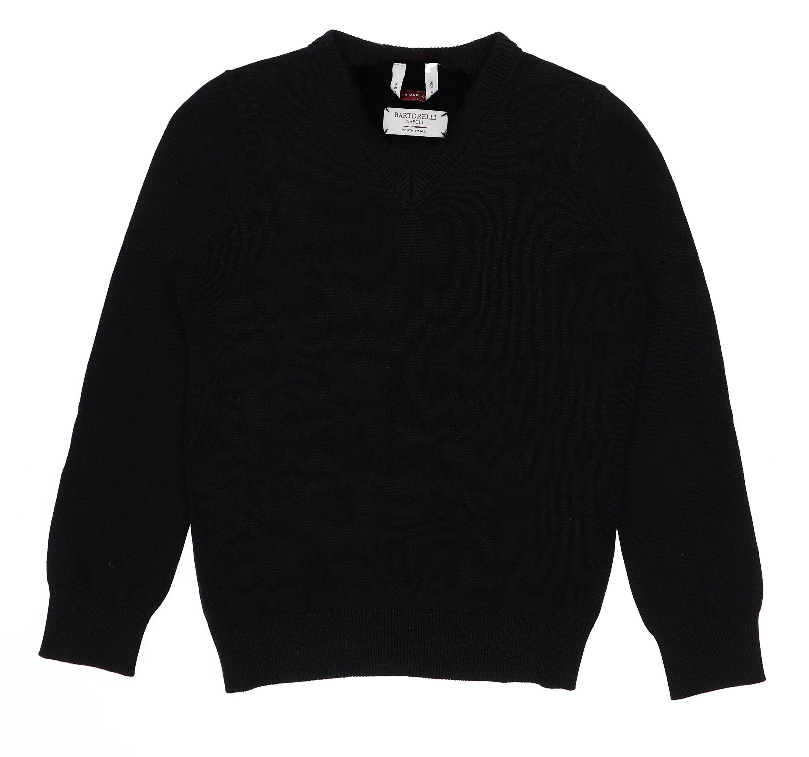 Bartorelli Napoli Merino Wool Men's V-Neck Sweater