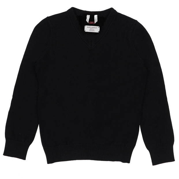 Bartorelli Napoli Merino Wool Boy's V-Neck Sweater