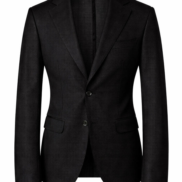 T.O Men's Cloud Blazer Jacket- Black