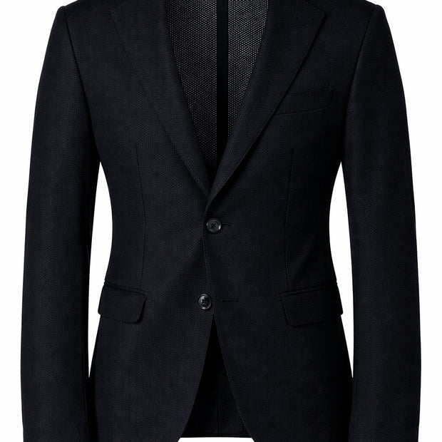 T.O Men's Cloud Blazer Jacket- Navy