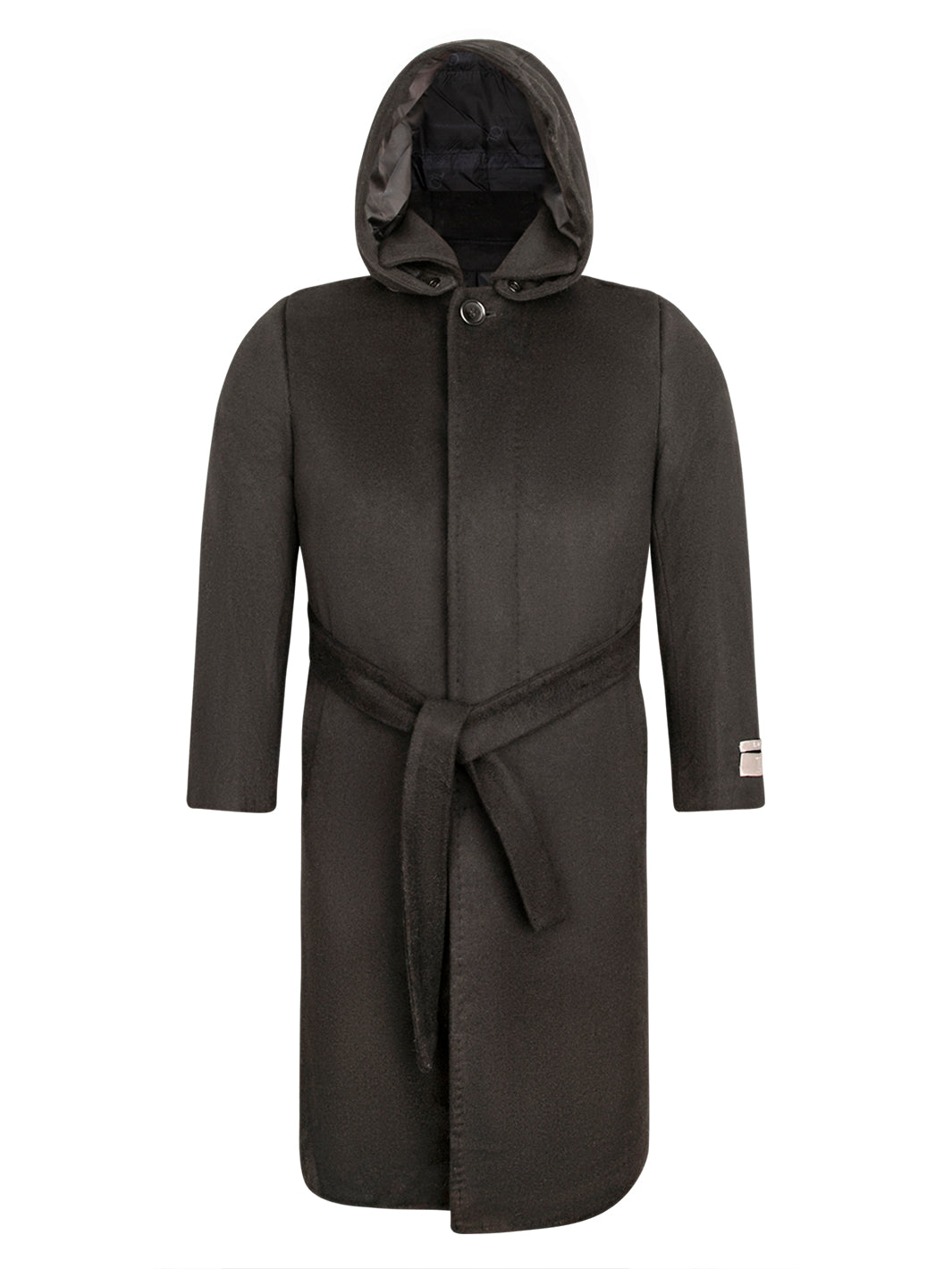 Boy's Charlotte Wool Down Long Coat - Black