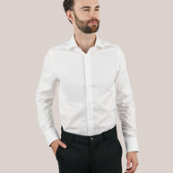 Men's Green Label White Non-Iron Dress Shirt