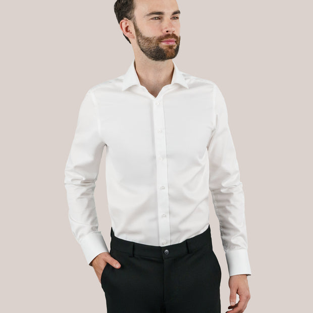 Men's Green Label White Non-Iron Dress Shirt