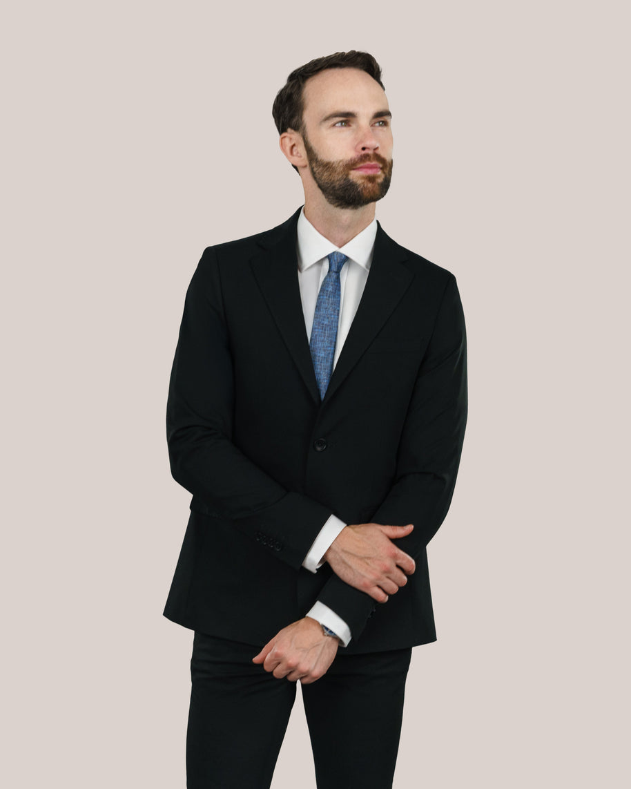 Men's Purple Label White Twill Non-Iron French Cuff Shirt