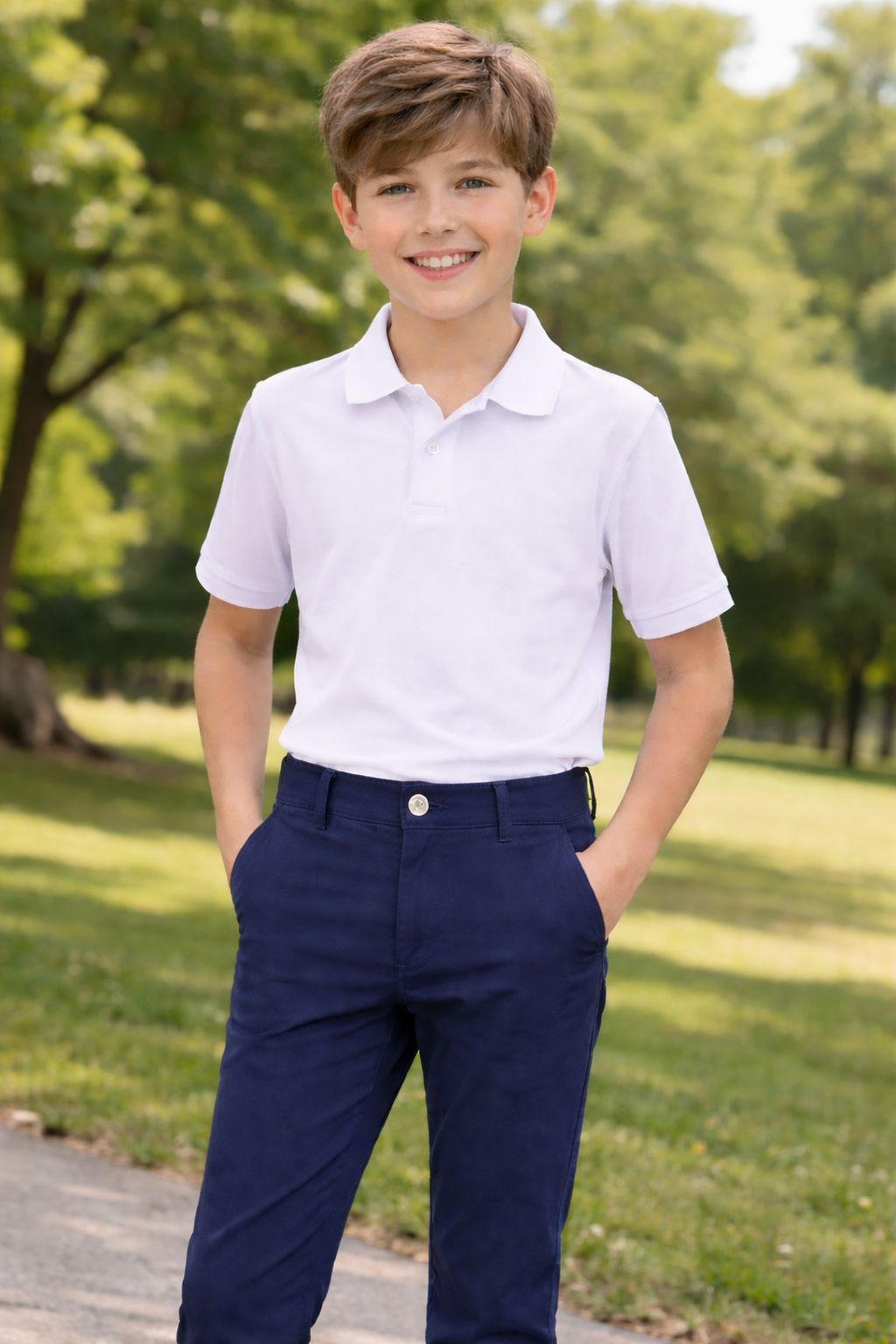 T.O. Boy's Flex Casual Pants