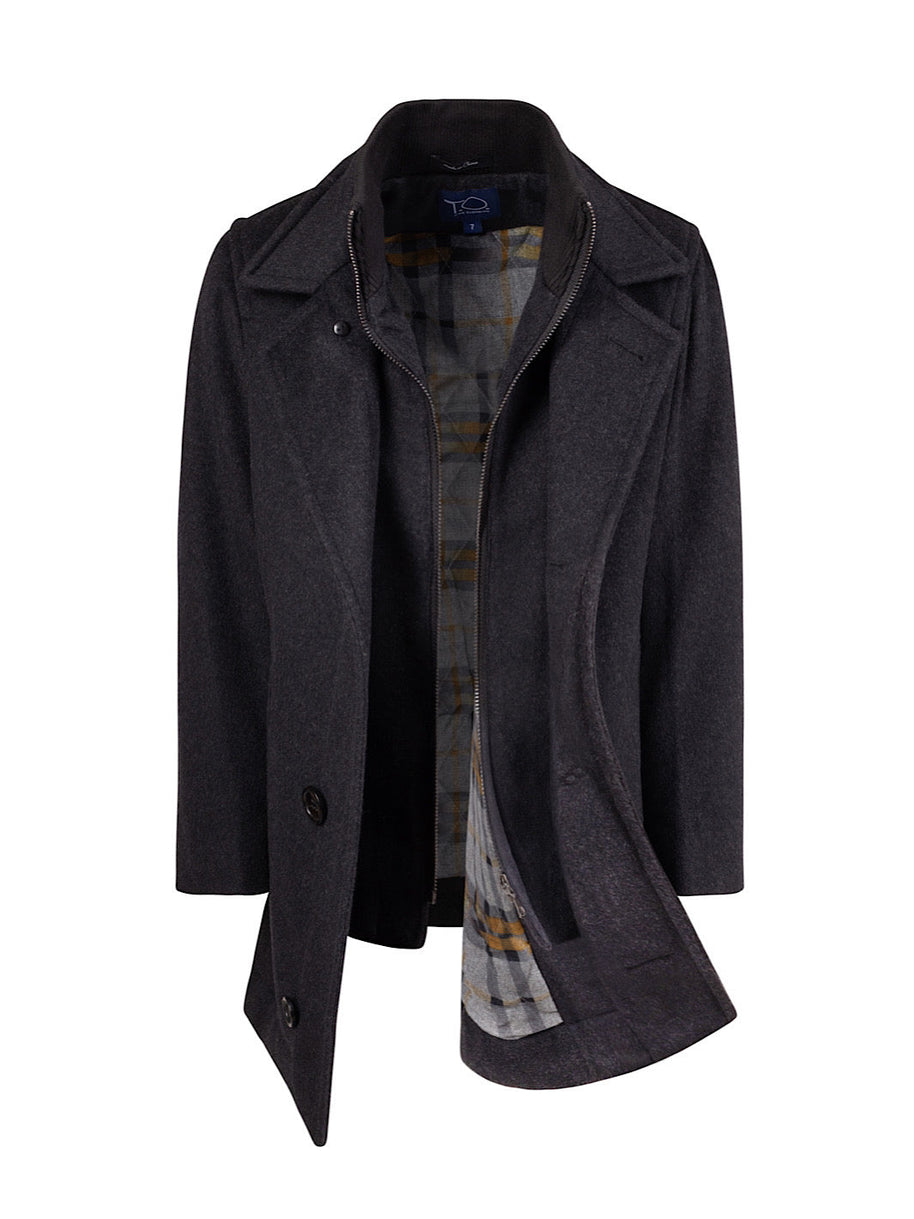 Boy's Orlando Wool Three Quarter Coat