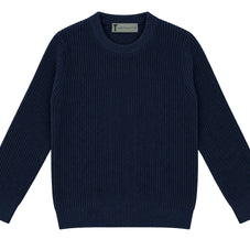 T.O. Collection Men's Crew Neck Ribbed Knit Sweater