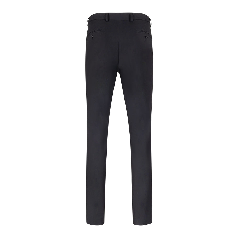 T.O. Men's Breeze Flex Classic Pants with comfort waistband - Black