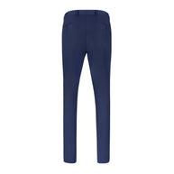 T.O. Men's Breeze Flex Slim Pants with comfort waistband - Blue