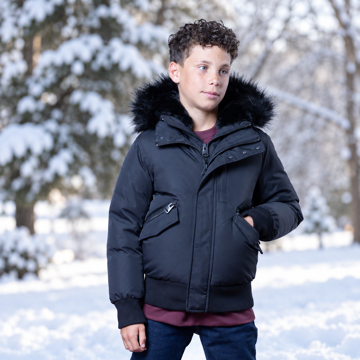 T.O. Collection Boy's Mimo Puffer Coat